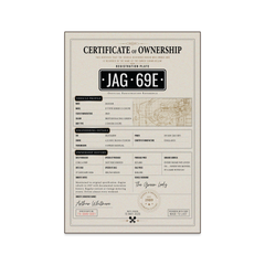 Vehicle - Certificate Of Ownership