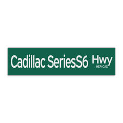 Vehicle - International Street Sign