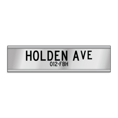 Vehicle - Australian Street Sign