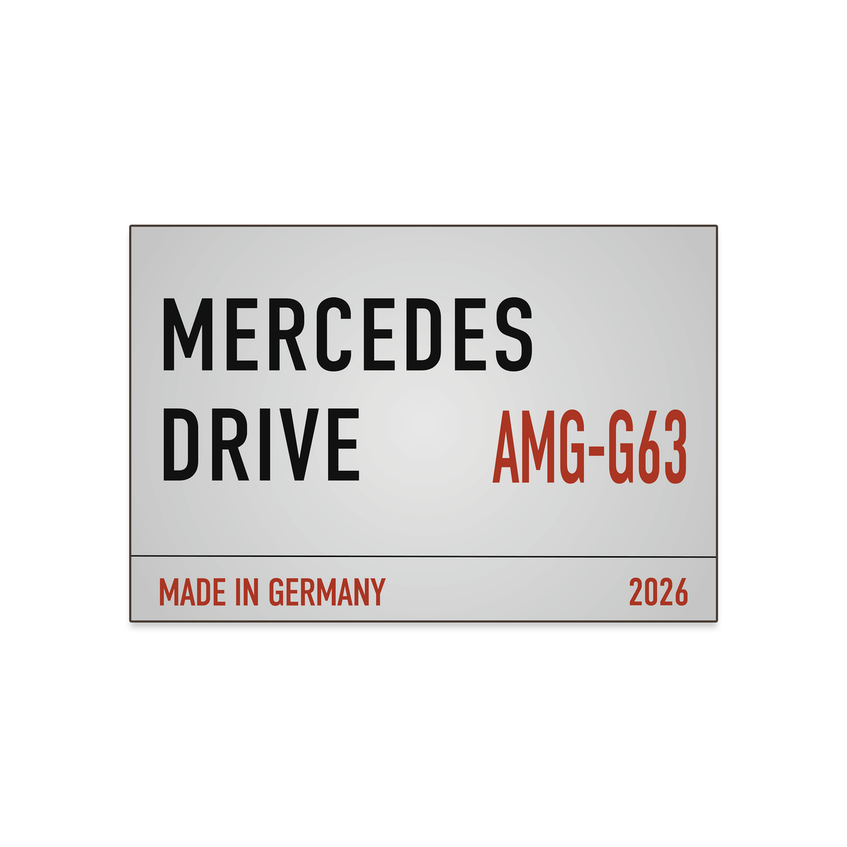 Vehicle - European Street Sign