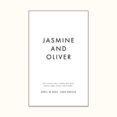Welcome Sign - Jasmine