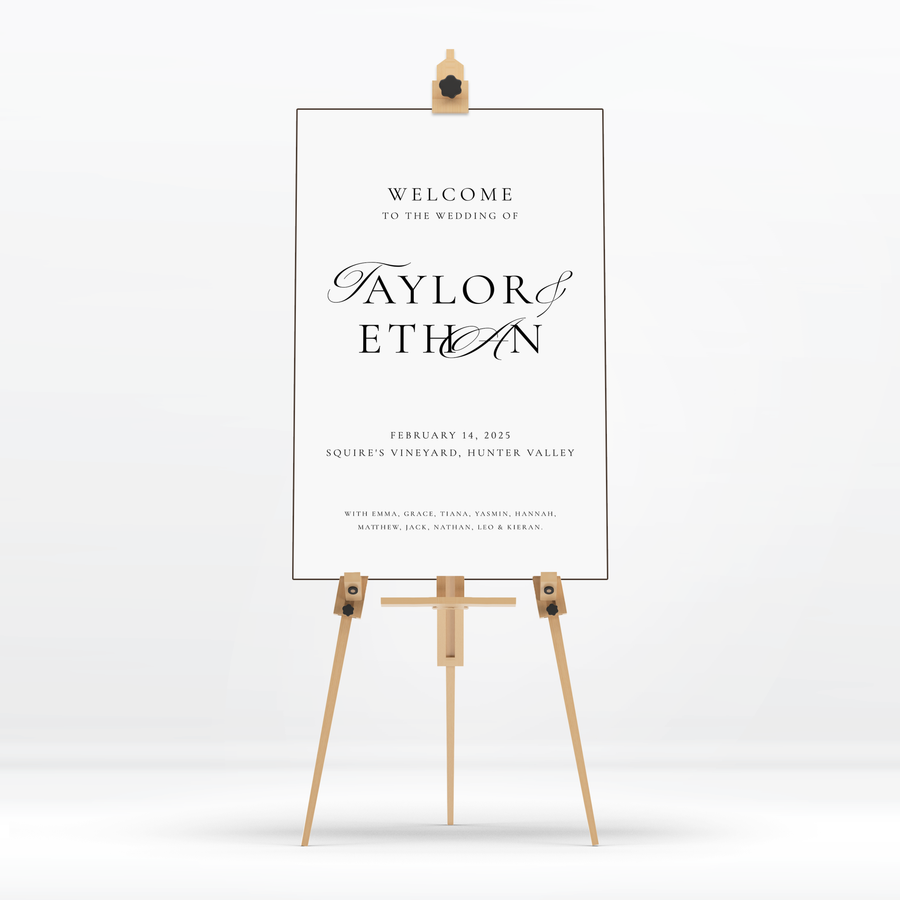 Welcome Sign - Taylor
