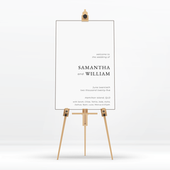Welcome Sign - Samantha