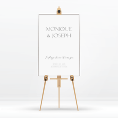Welcome Sign - Monique