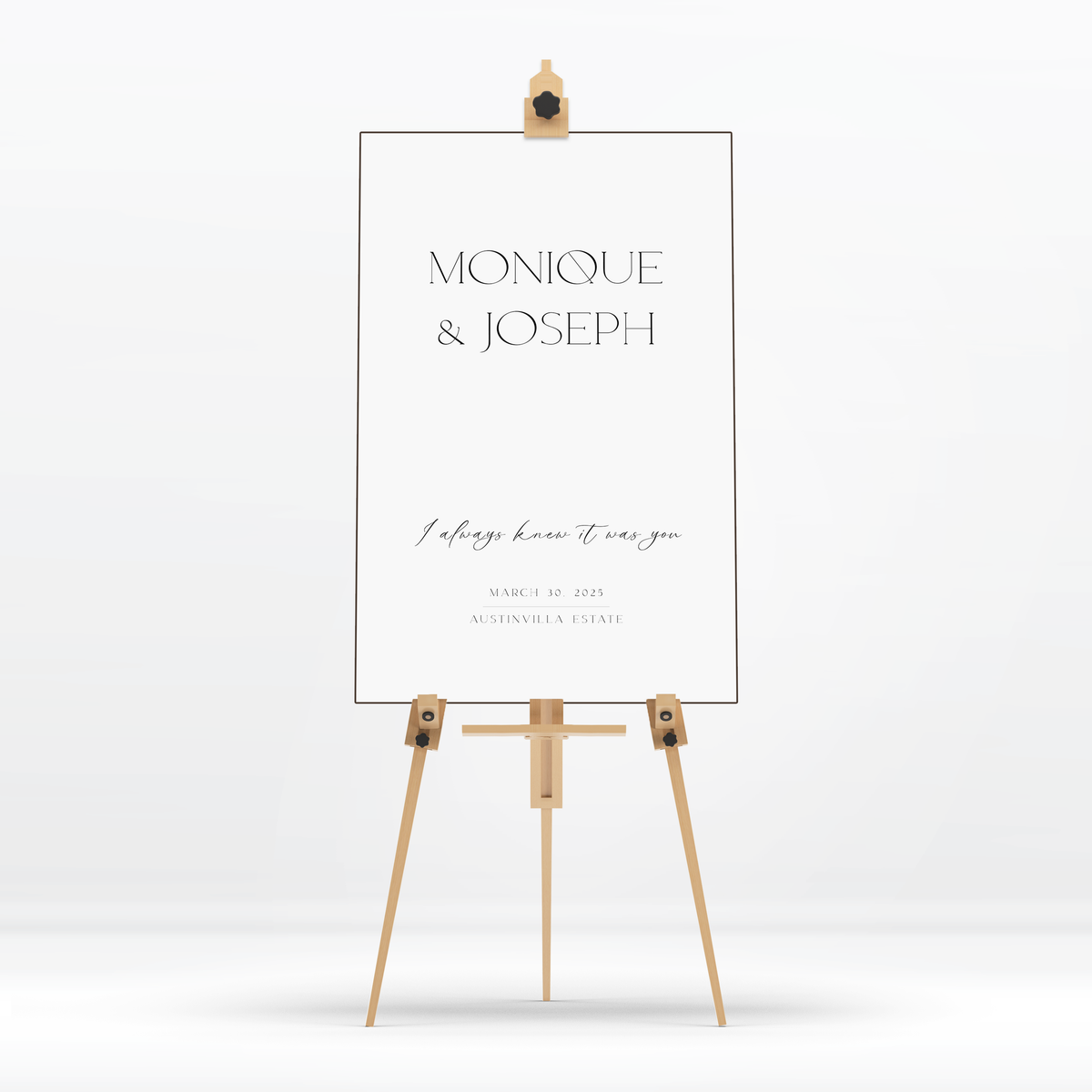 Welcome Sign - Monique