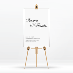 Welcome Sign - Jessica